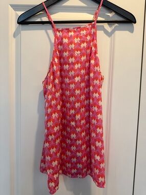 Milly x Banana Republic Pink Tank Top